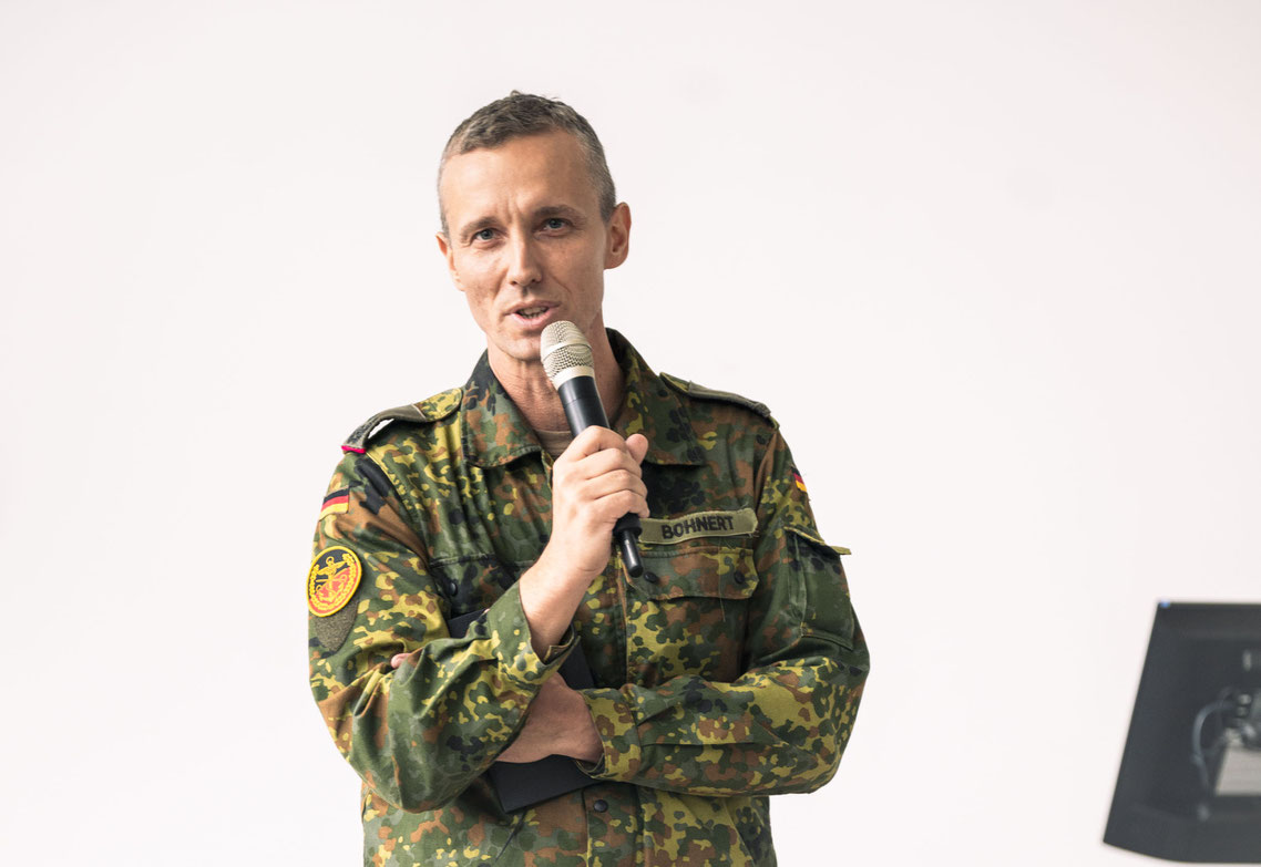  Oberstleutnant Marcel Bohnert, stellvertretender Bundesvorsitzender des Deutschen BundeswehrVerbandes e.V