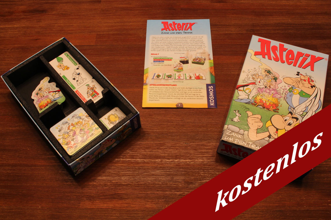 Kostenloser Bauplan für Brettspiel Insert Asterix: Zank um den Trank
