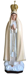 Our Lady of Fatima statue cm. 90