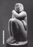 Skulpture: Crouching woman