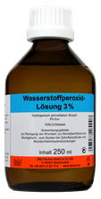 Flasche Wasserstoffperoxid