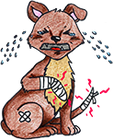 Schenti Schmerz. Sticker-Tagebuch, Gefühlstagebuch