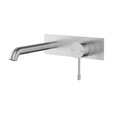 Wall Basin Mixer Brushed Nickel