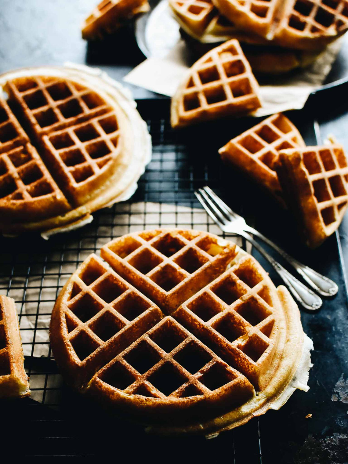 Schnelle Waffeln mit Buttermilch KITCHEN WITH A VIEW