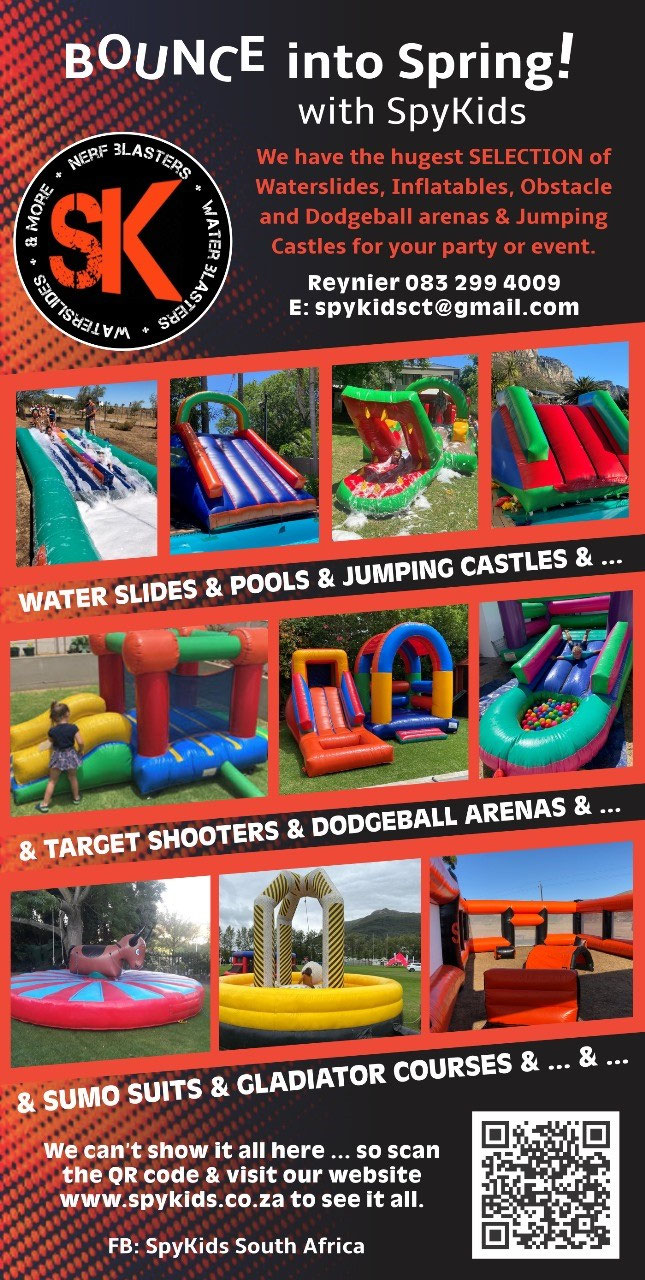 Water Slides & Pools SpyKids Nerf Parties & Inflatable rentals
