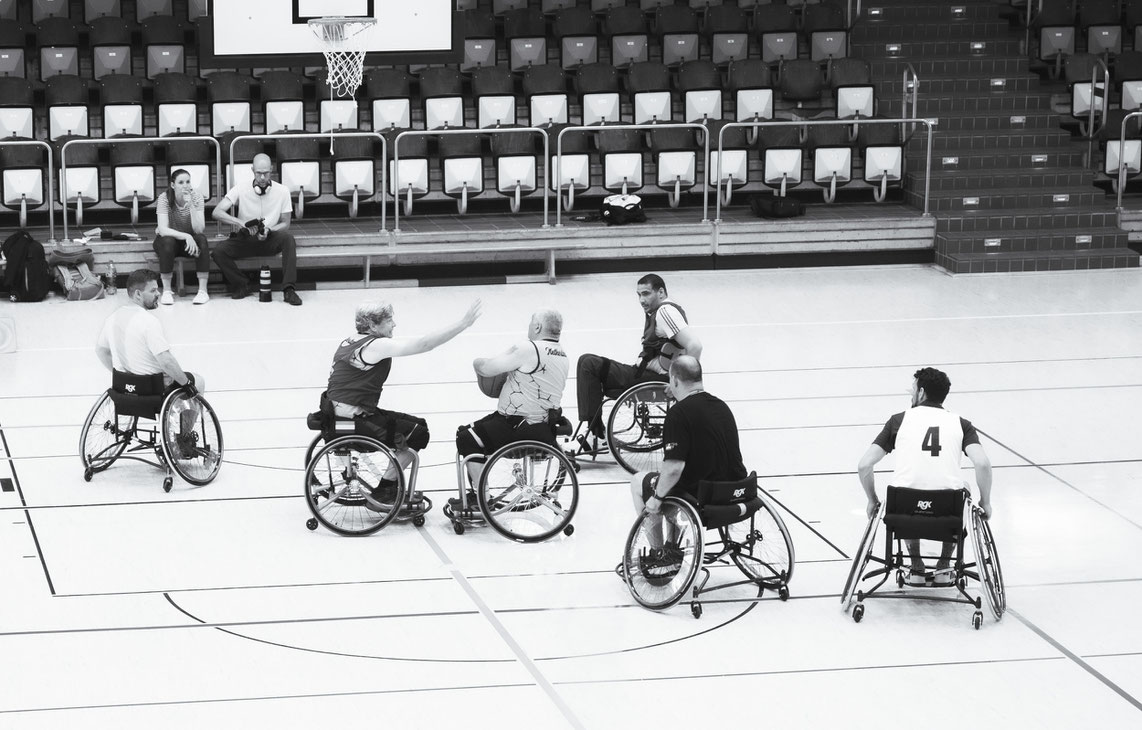 Team Germany Invictus Games 2023 beim Fotoshooting "Gesichter des Lebens"