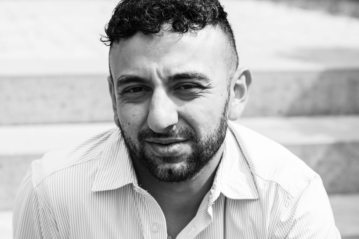 Irfan beim Gesichter des Lebens Shooting 