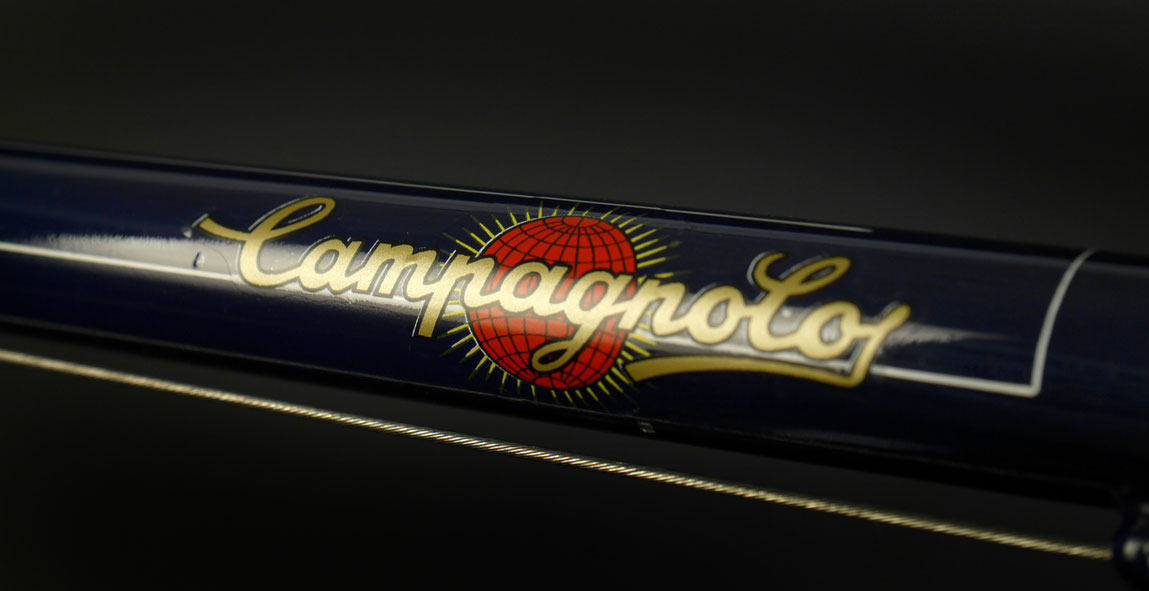 Campagnolo stellt die Schaltung und die Naben - Gran Sport aus Anfang der 1950er