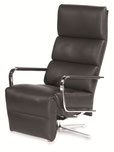 Sessel Leder schwarz