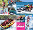 La Bouée Tractée avec Jump In Watersports près des restaurants des Trois-Ilets Martinique