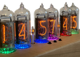 Nixie Clock IN-14 with multi color back light