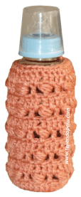cubre biberon - crochet bottle cover