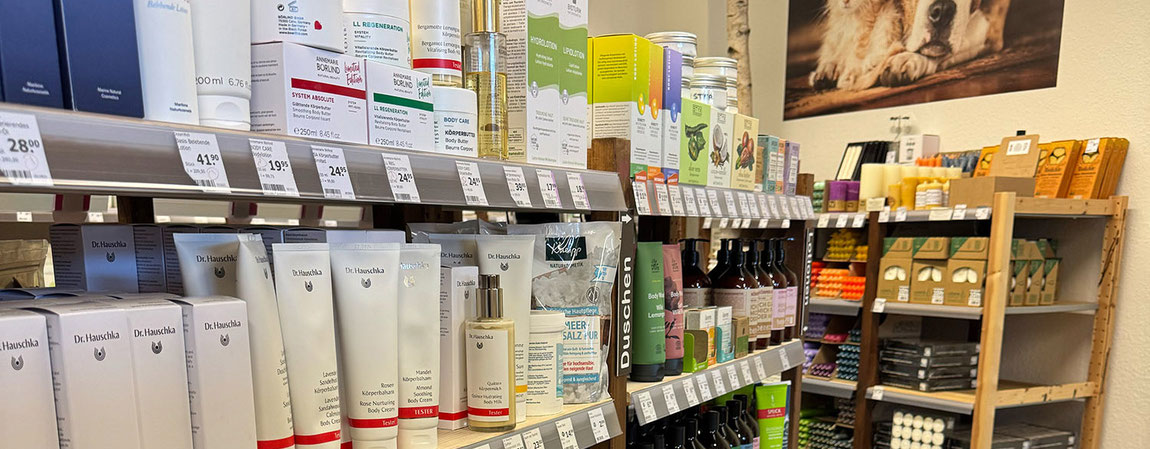 Natur-Drogerie, direkt neben unseren BIO-Supermarkt