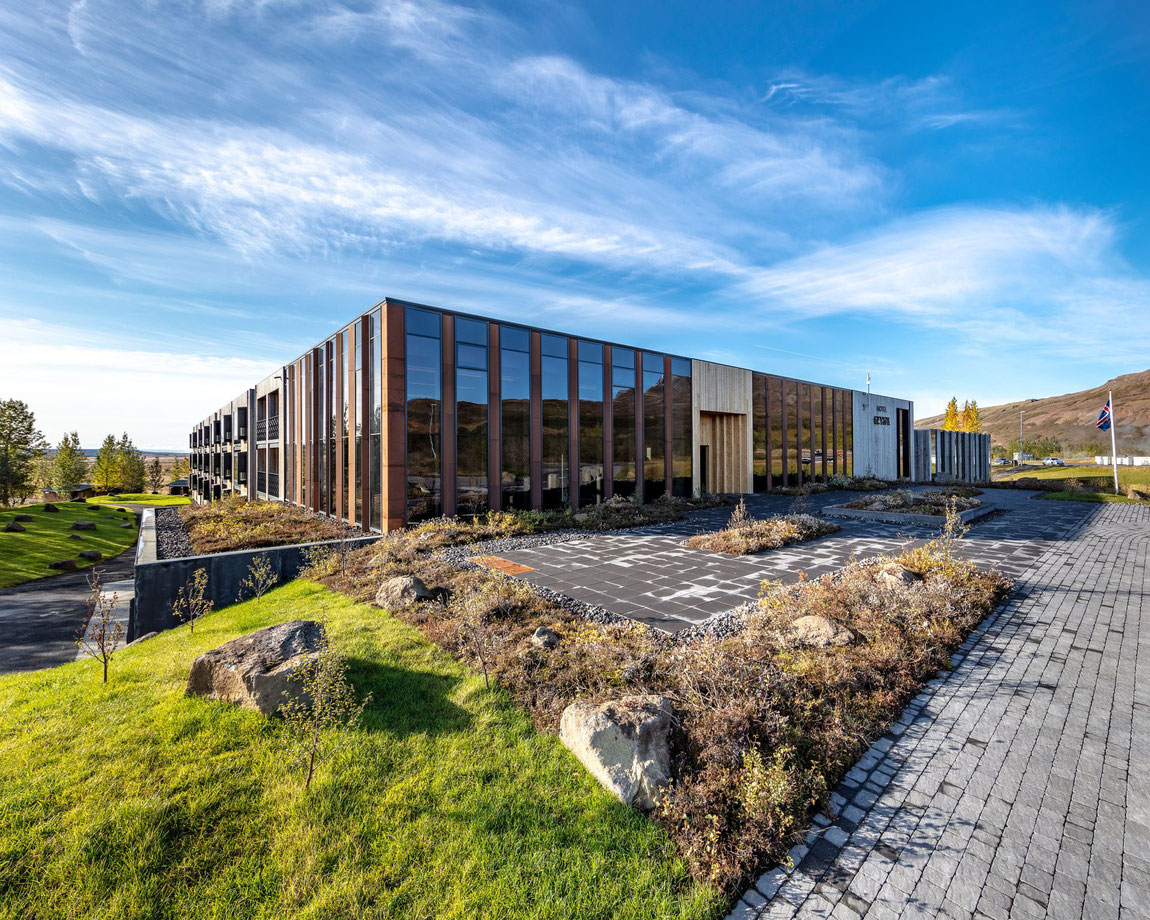 Hotel Geysir von aussen