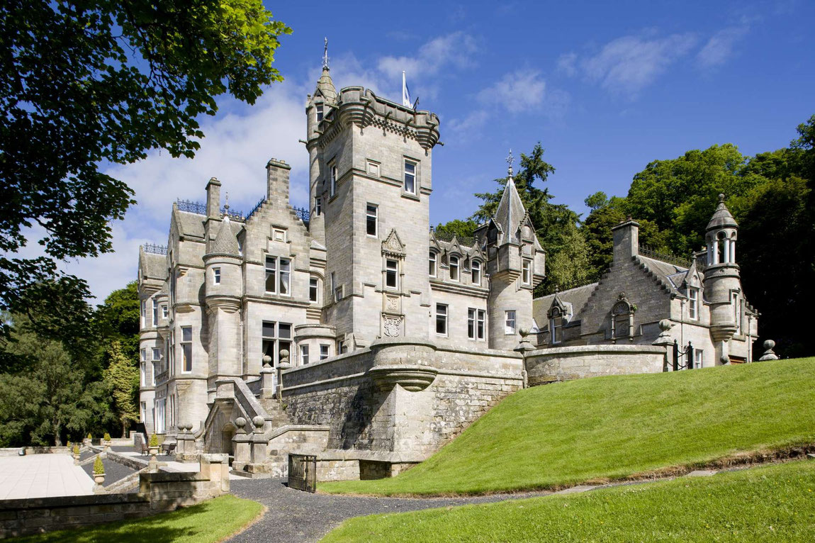 Kinnettles Castle Außenansicht