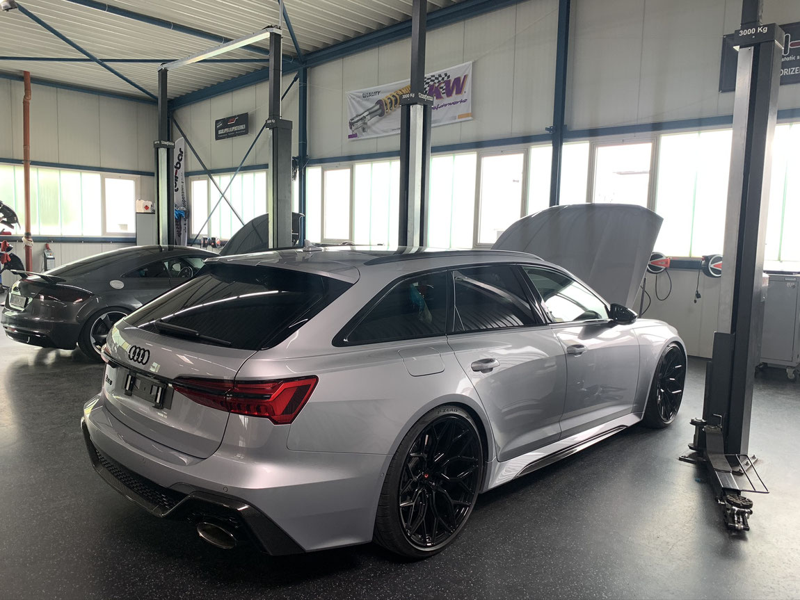 AUDI RS 6 mit KW Gewindefedern und Vossen Wheels 