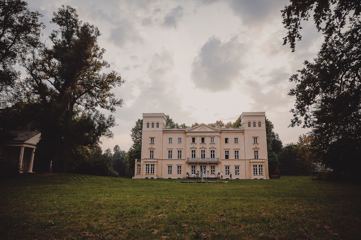 Sonnenuntergang Schloss Steinhöfel