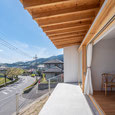 住宅、建築家、高台、眺望、白、木造、住宅
