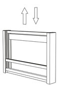 Windschutz Modell Athen Up & Down