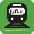 Logo IG Bahnhof Ferenbalm-Gurbrü, Unser LOGO, gestaltet von Andrea Romann
