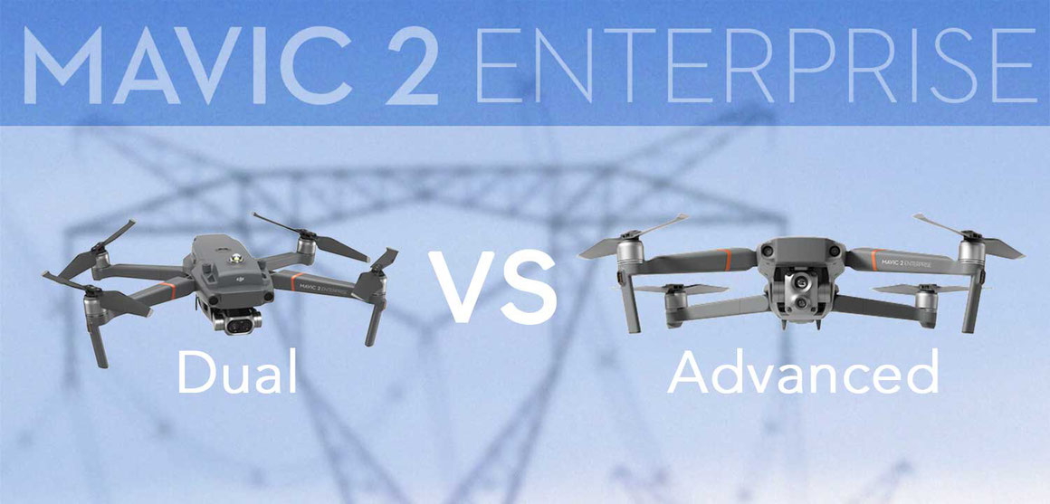 Mavic 2 Enterprise Dual vs Mavic 2 Enterprise Advanced comparativa diferencias