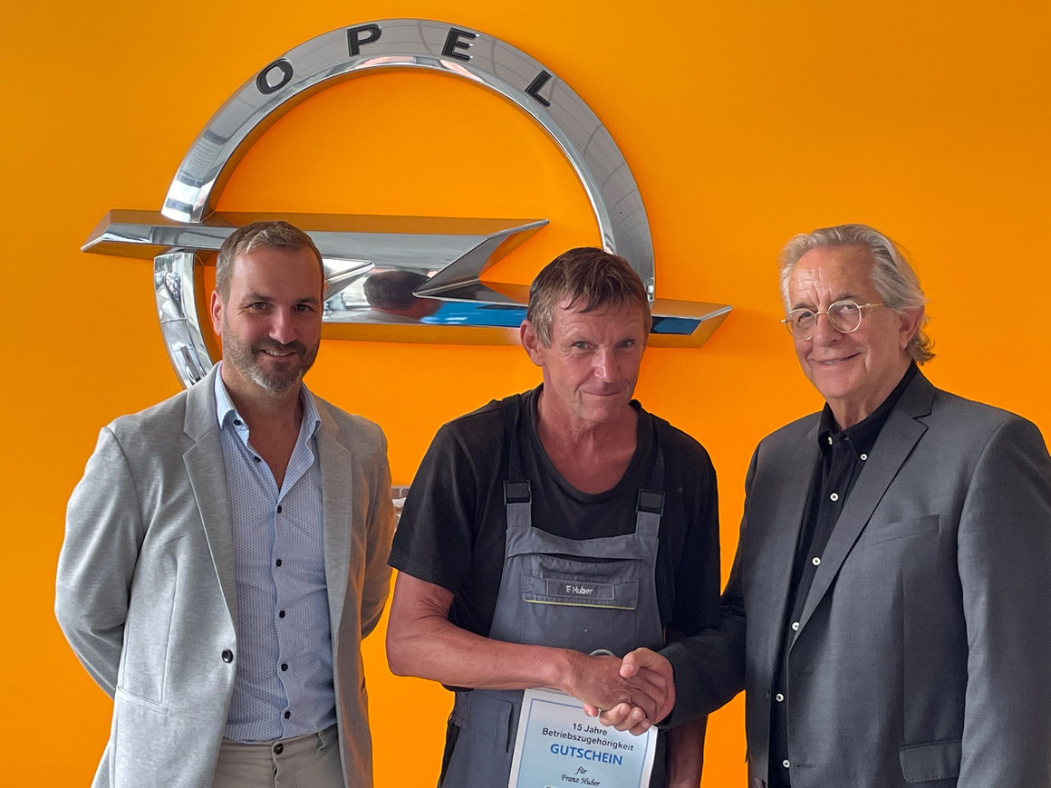 Seit 15 Jahren bei Autohaus Vogl - Qualität | Tradition | Kundennähe