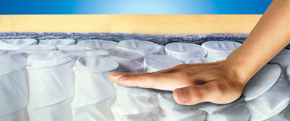 Welcon Boxspringbett Boxspring-Gestell mit Bonellfedern oder Taschenfedern
