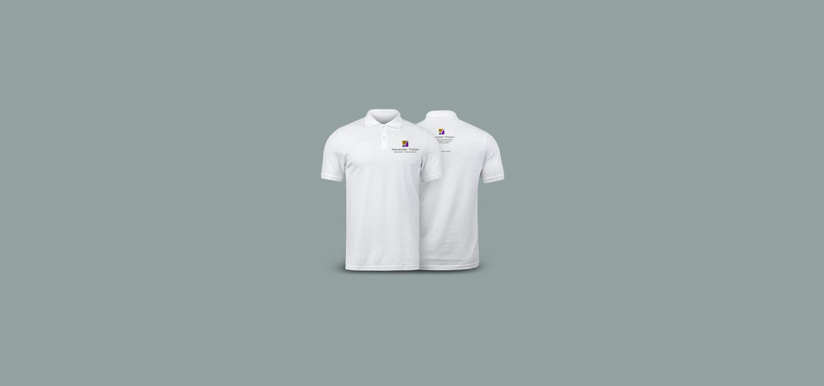 Responsive Webdesign und Corporate Design für den Malerbetrieb Alexander Thelen | T-Shirt-Druck