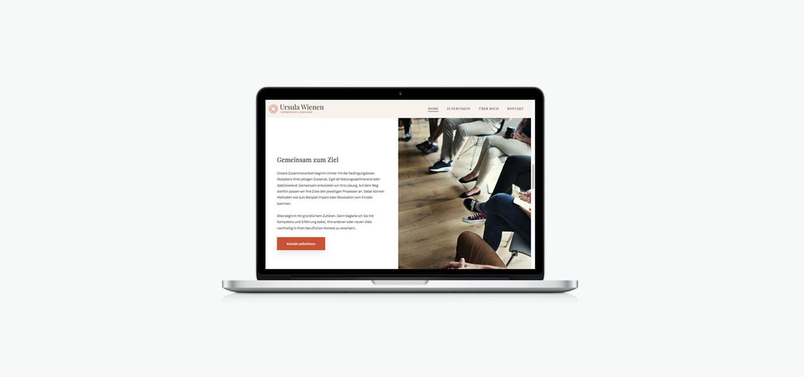 Responsive Webdesign für die Supervisorin Ursula Wienen aus Aachen