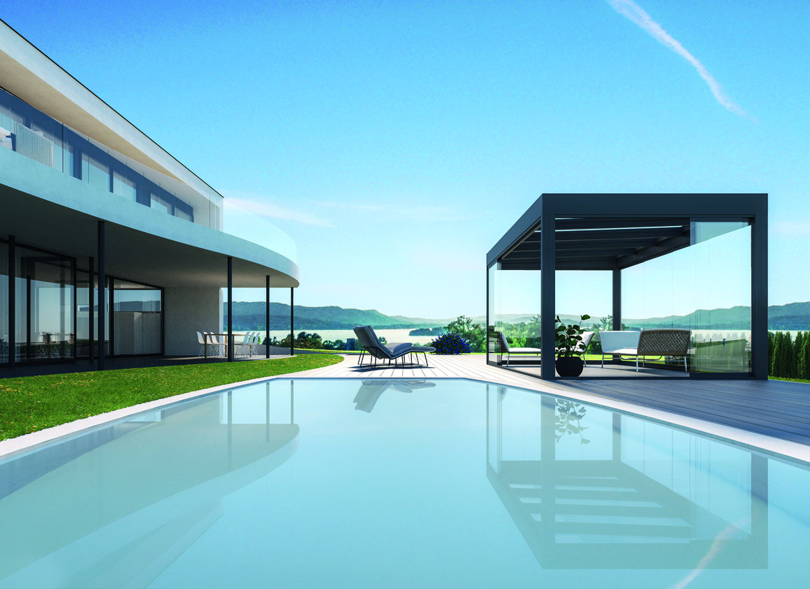 Freistehende Terrassendächer und Terrassenüberdachungen