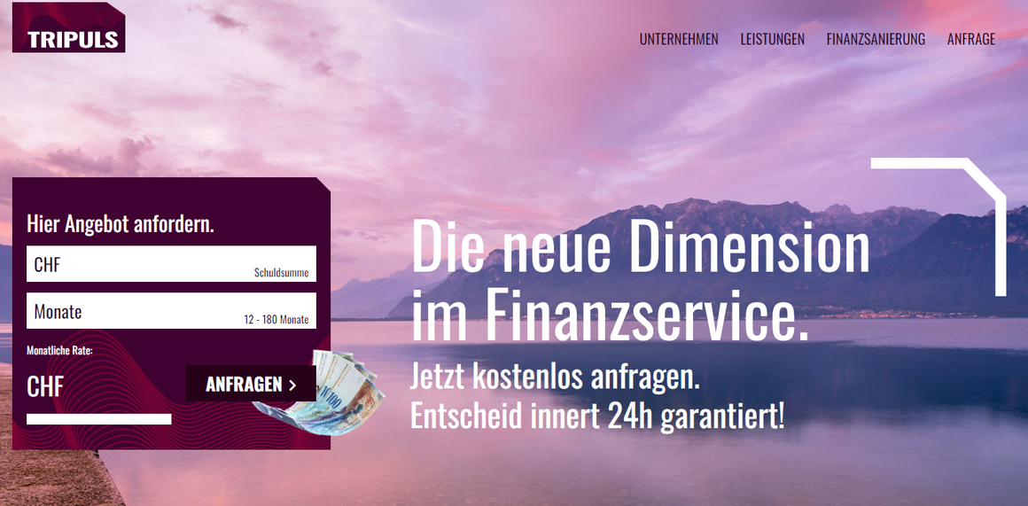 Tripuls Ag Vergibt Keine Kredite Trotz Professioneller Homepage