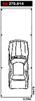 Stahlcarport Grundriss