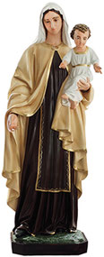 Our Lady of Mount Carmel statue cm. 170