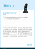 Titelbild Prospekt: Auerswald COMfortel M-310