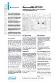 Titelbild Prospekt Auerswald LAN-TAPI für COMmander Basic.2 19"