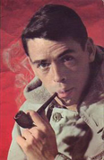 jacques brel fume la pipe mais pas une Louis Vuitton 