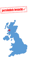 Karte Großbritannien