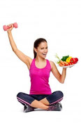 balancing food and fitness for health