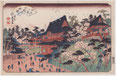 浮世絵販売｜東京　渓斎英泉　江戸八景　上野の晩鐘　継古堂　Japanese woodblock prints for sale, Keisai Eisen, original