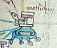Glifo del antiguo señorío de Koatlichan.