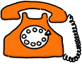 Sketchnote: Telefon retro zu Kontaktdaten, Claudia Karrasch, Bonn