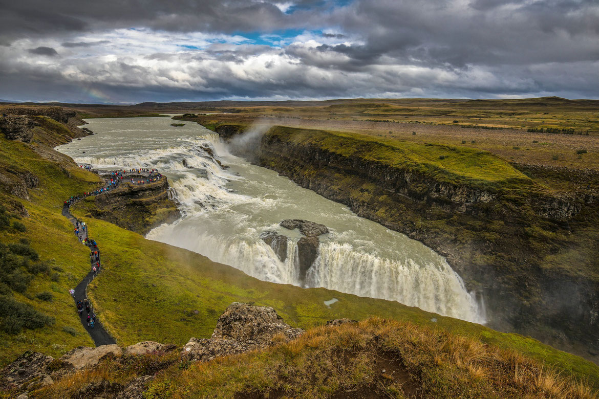 Gullfoss Wasserfall # Island # Roland Valter # Naturfotografie #