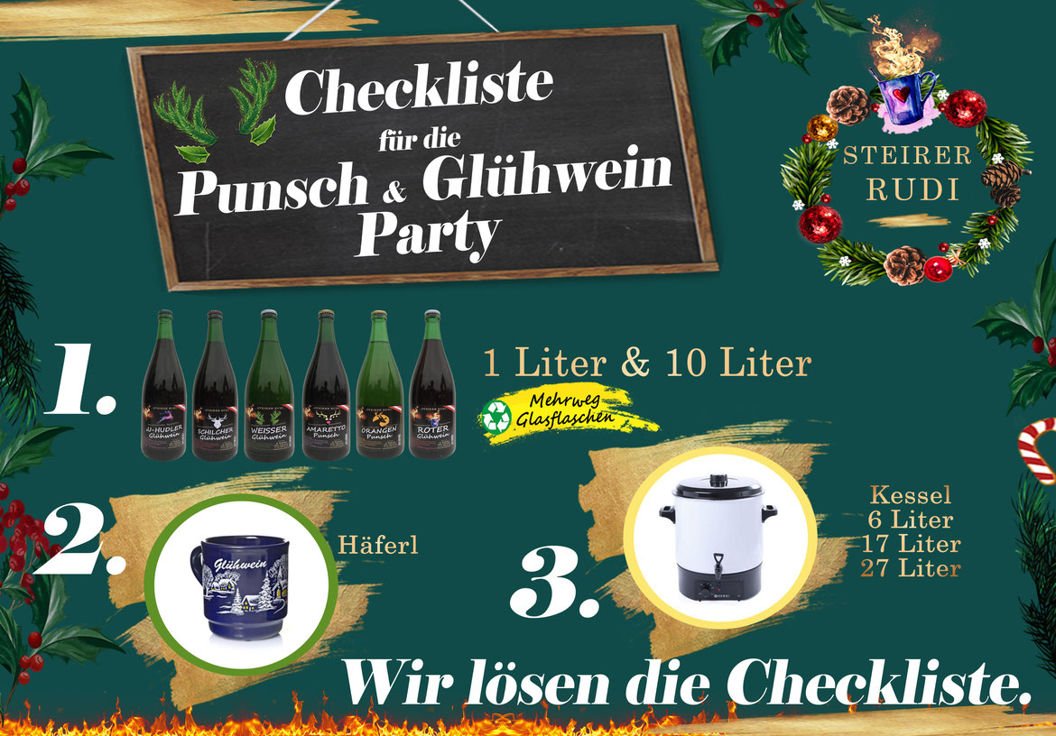 Punsch Party, Checkliste, Häferl, Heferl, Glühweinkessel, alles aus einer Hand, Orangen Punsch, PunschZeit, Wien, original mit Wein, Schilcher Glühwein, Wien, Wein, Schilcher, Punsch, Glühwein, 2331 Vösendorf, Bezirk Mödling,