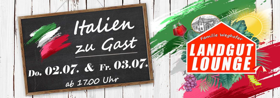 lounge spezial, italien zu gast am  Landgut weghofer, landgut lounge, winzerclub.at, Reservierung, sommer lounge, spritzer, secco, weißwein, Donnerstag, Freitag, italien tage, wein, schilcher, event, wien süd, vösendorf, mödling, biedermannsdorf