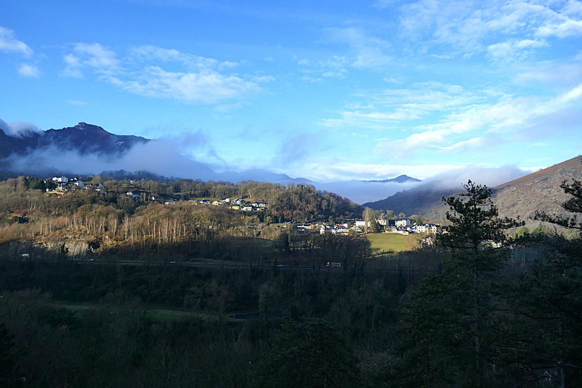 Vue sur les villages du Batsurguère