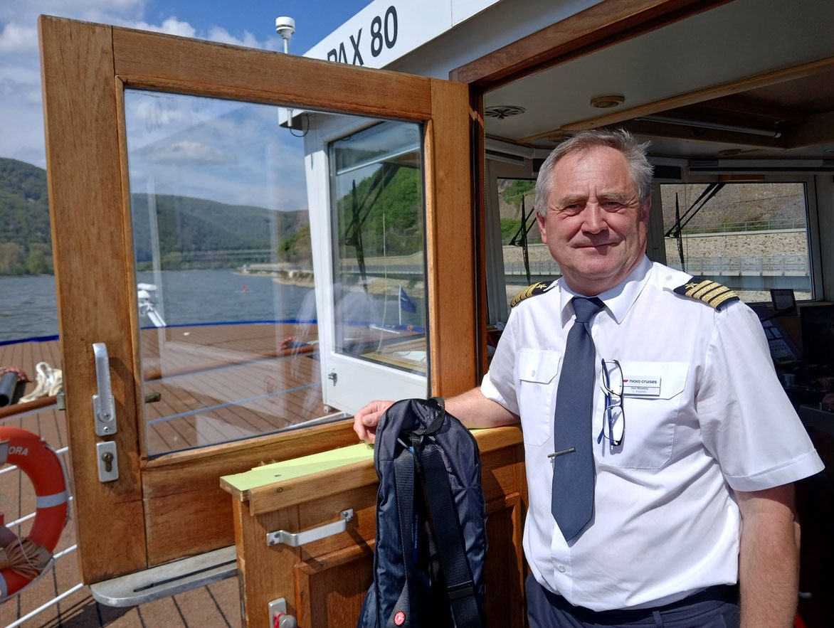 Jan Stastny ist Erster Kapitän auf der „Katharina von Bora“.Foto: Christoph Schumann, 2026