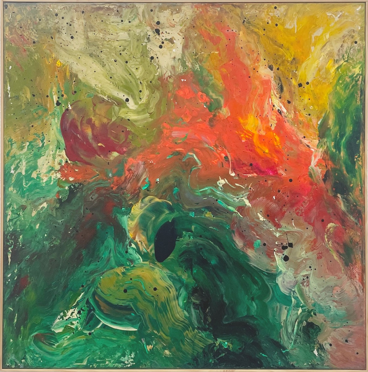 O.T. Acryl auf Leinwand 80 x 80 cm, Jochen Kröger 2001