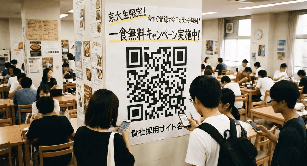 学生の登録・集客促進／一食無料キャンペーン