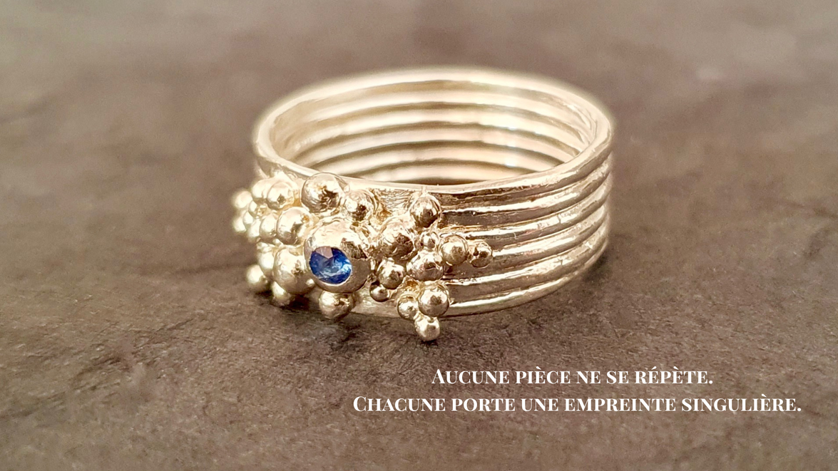 Bague unique faite main Paris