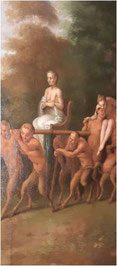 Gemälde, Frankreich, Faune und Satyre
